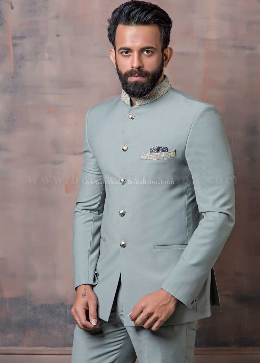 Dark Green Colour Party Wear Jodhpuri Suit Collection 1151 - The Ethnic  World