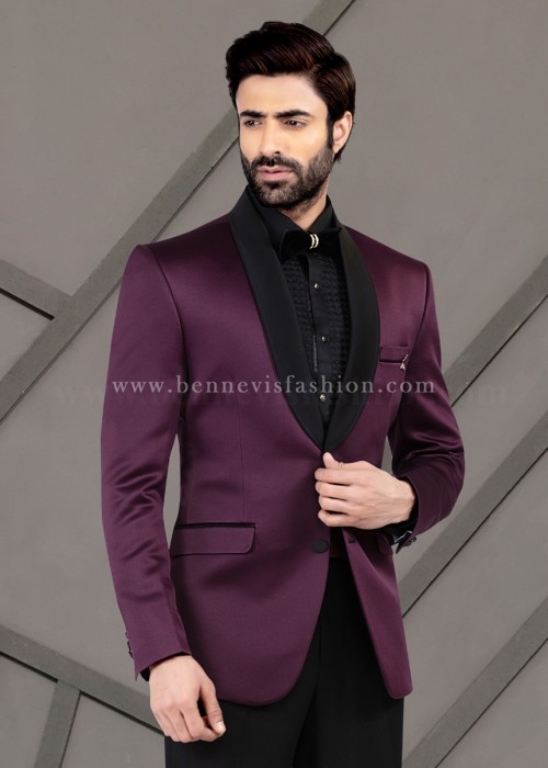 Stylish wine suit for Men | Bennevis Fashion