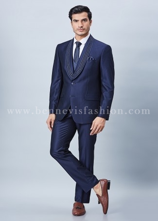 Blue Designer Suit For Men