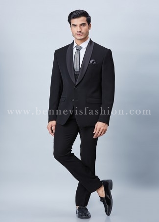 Black Designer Suit For Men