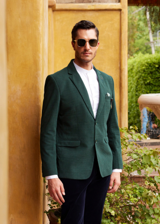 Green Fashion Blazer for Men