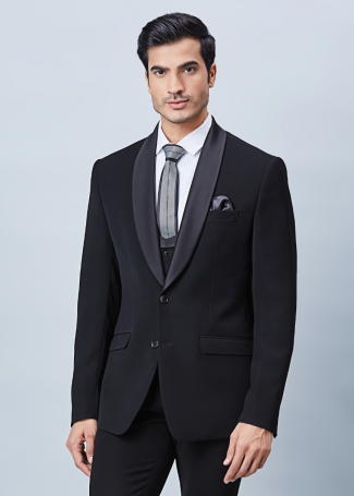 Black Designer Suit For Men