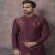 Embroidered Maroon Wedding Sherwani for Men