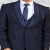 Mens Solid Blue Wedding Suit