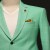 Pista green Stylish Mens Blazer