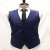 Blu Terry Wool Checkered Designer Men Suit