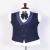 Navy Blue Classic Tuxedo with Ribbon Bow for Men