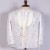White jacquard Tuxedo Suit For Men