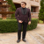 Wine Jacquard Designer Suit For Men