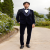 Blue Velvet Designer Embroidered Tuxedo for Men