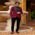 Cherry Red Designer Tuxedo for Men