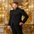 Black Designer Bandhgala For Men