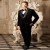 Bold Velvet Black Tuxedo For Men