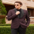 Wine Jacquard Designer Suit For Men