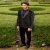Black Velvet Print Designer Tuxedo For Men