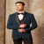 Teal Daimond Designer Tuxedo For Men