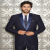Navy Blue Terry Rayon Mens Designer Suit