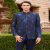 Royal Blue Desinger Jodhpuri Suit for Men