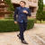 Royal Blue Desinger Jodhpuri Suit for Men
