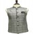 Grey Checks Waistcoat with timeless detailing for Men