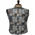 Classic Blue-Brown Mosaic Waistcoat for Men