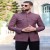 Modern Maroon Structured Hunter Jacket for Men