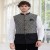 Contemporary Black Waistcoat for Men 