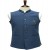 Midnight Blue Embroidered Nehru Waistcoat for Men