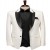White Jacquard Refined Weave Tuxedo Suit for Men