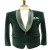 Green Velvet Tuxedo Blazer for Men