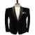Black Velvet Tuxedo Blazer for Men