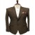 Mocha Brown Jute Blazer for Men