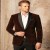 Brown Velvet Tuxedo Blazer for Men