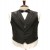Black Embellished Shawl Lapel Multi Layer Tuxedo Suit for Men