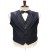 Blue Embellished Shawl Lapel  Multi layer Tuxedo Suit for Men