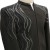 Midnight Black Fluid-Embroidered Bomber Jodhpuri for Men