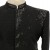 Regal Black Honeycomb Jodhpuri with Zardozi Detailing for Men