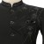 Matte Black Jodhpuri Suit with Beadwork Shoulder Detailing for Men