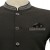 Jet Black Shimmer Textured Embellished Jodhpuri Suit for Men