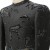 Charcoal Black Textured Abstract Beadwork Jodhpuri Suit for Men