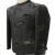 Charcoal Black Textured Abstract Beadwork Jodhpuri Suit for Men