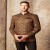 Black Jacquard  Desinger Jodhpuri Suit for Men