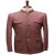 Modern Maroon Structured Hunter Jacket for Men