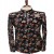 Black Velvet Multi Floral Embroidered Jodhpuri Suit For Men